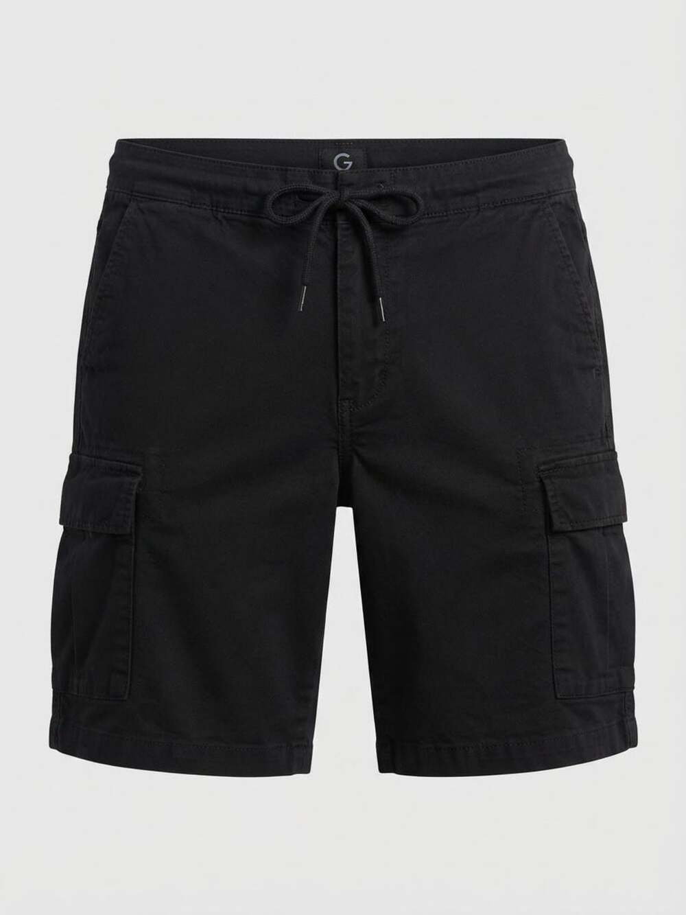 Beverly Hills Polo Club Men's Black Drawstring Cargo Shorts medium